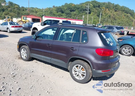 2016 Volkswagen Tiguan S from USA, damaged, VIN WVGAV7AX0GW579181